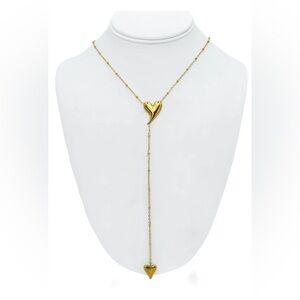 New Treasure jewels gold heart necklace